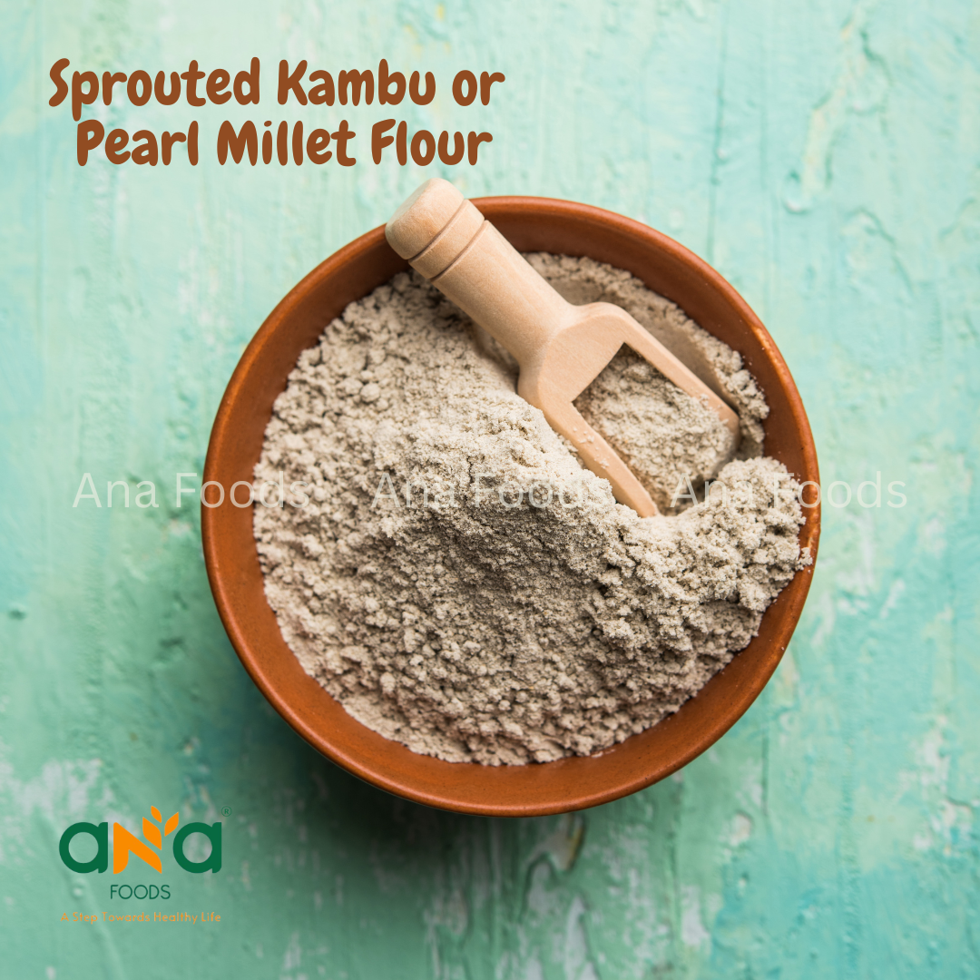 Sprouted Kambu Flour Online | Healthy Pearl Millet Flour | Ana Foods ...